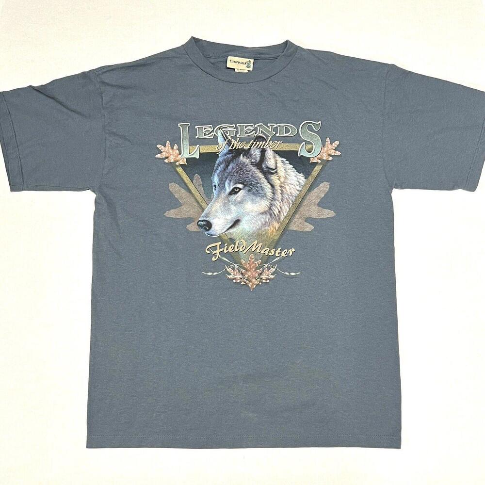 VTG Field Master T Shirt Legends Of The Timber Wolf Tee Sz M Made In USA